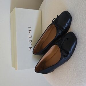 M Gemi The Danza Ballet Slipper 37 Black